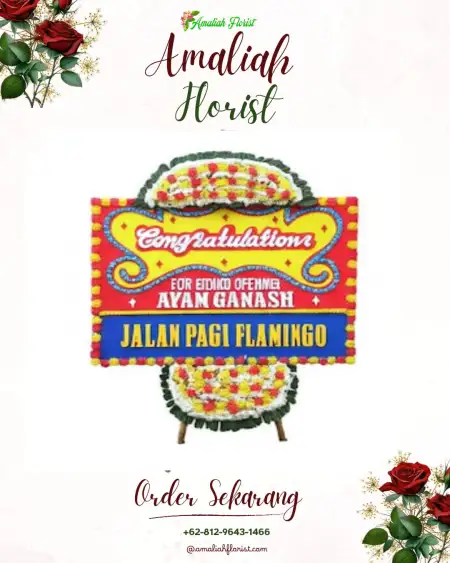 Sewa Papan Bunga Sahu